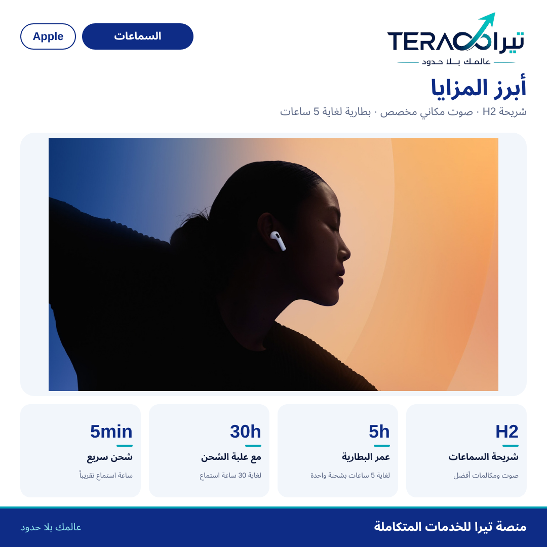 سماعات AirPods 4