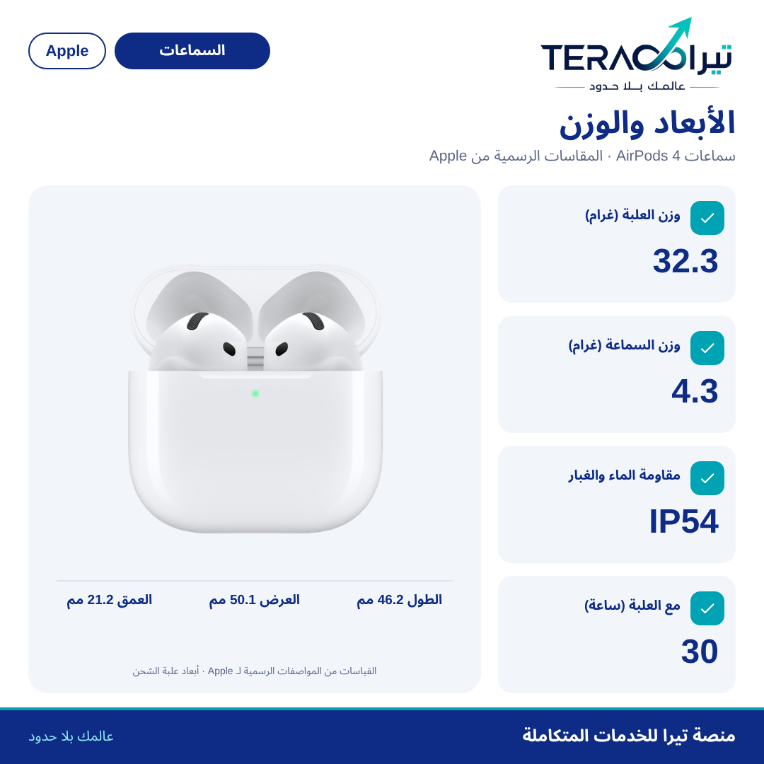 سماعات AirPods 4