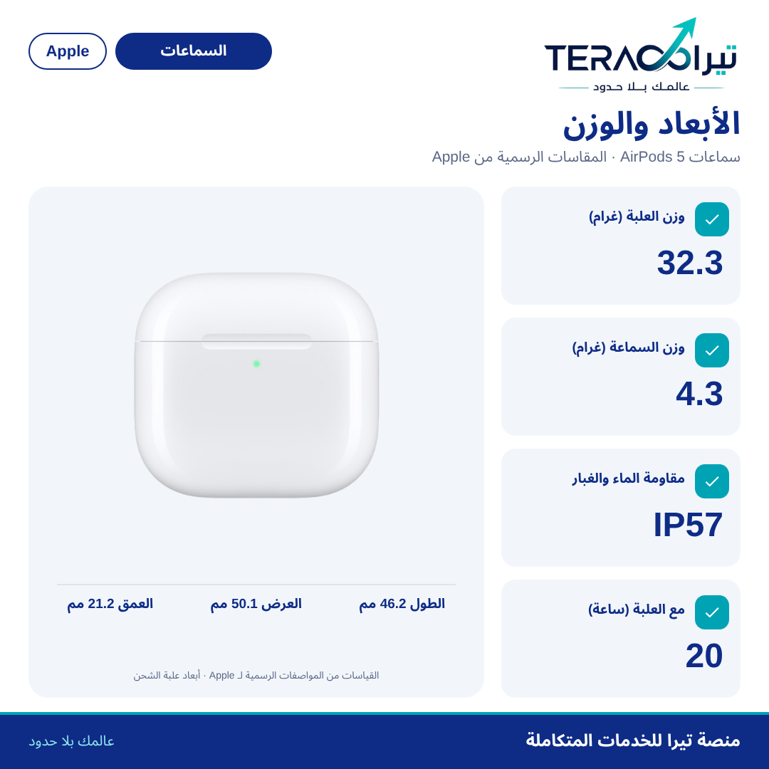 سماعات AirPods 5