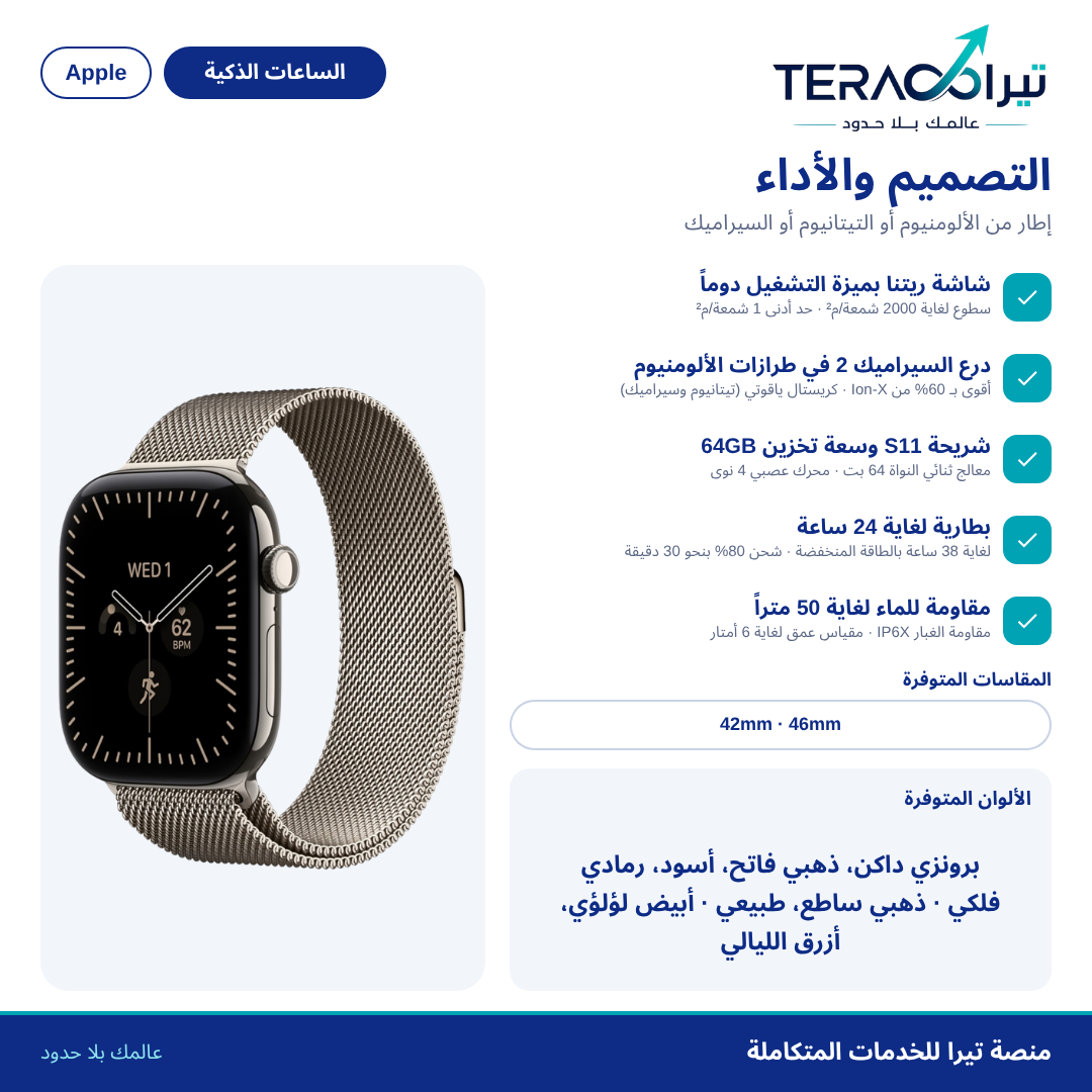 ساعة Apple Watch Series 12