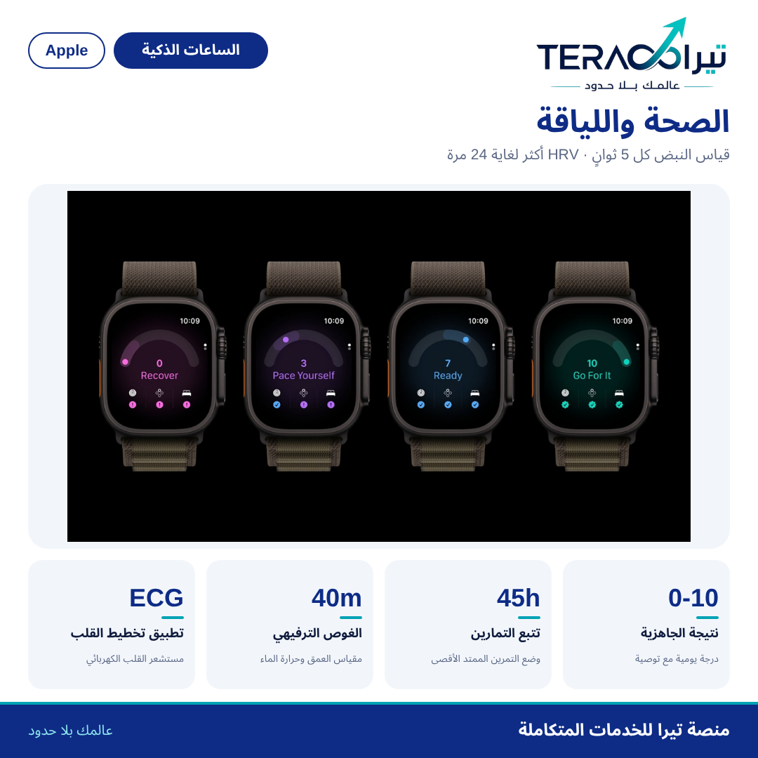 ساعة Apple Watch Ultra 4